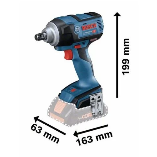 Boulonneuse 18V Bosch GDS 18V-300 + 2 Batteries Procore 5,5 Ah + Chargeur + L-Boxx 136 - 06019D820C 5 Boulonneuse 18V Bosch GDS 18V-300 + 2 Batteries Procore 5,5 Ah + Chargeur + L-Boxx 136 - 06019D820C – Image 3