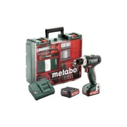 Perceuse-visseuse 12V Metabo Powermaxx BS 12 + 2 Batteries 2 Ah + Chargeur + Coffret - 601036870