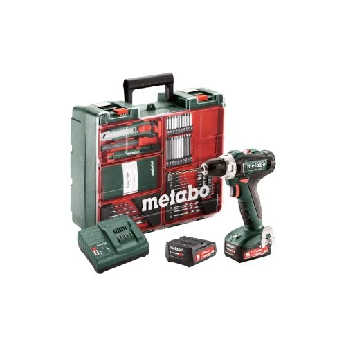 Perceuse-visseuse 12V Metabo Powermaxx BS 12 + 2 Batteries 2 Ah + Chargeur + Coffret - 601036870 3 Perceuse-visseuse 12V Metabo Powermaxx BS 12 + 2 Batteries 2 Ah + Chargeur + Coffret - 601036870