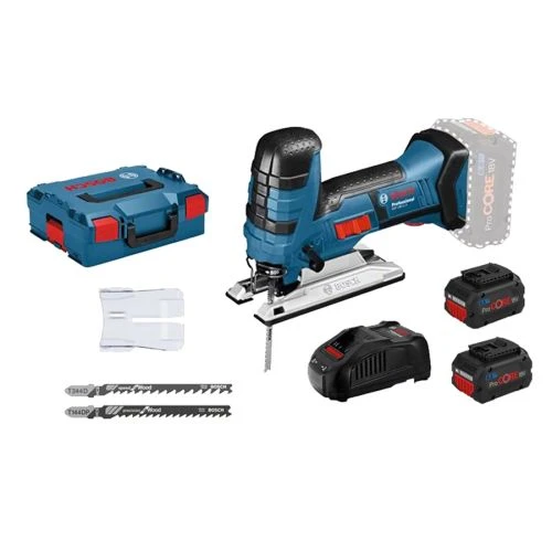 Scie Sauteuse 18V Bosch GST 18 V-LI S + 2 Batteries Procore 5,5 Ah + Chargeur + Coffret L-Boxx - T-JE6 3 Scie Sauteuse 18V Bosch GST 18 V-LI S + 2 Batteries Procore 5,5 Ah + Chargeur + Coffret L-Boxx - T-JE6