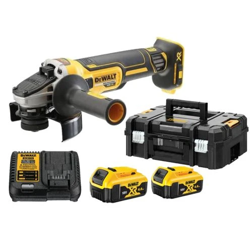 Meuleuse XR Brushless 18 V Dewalt DCG405NT 125 Mm + 2 Batteries 4.0 Ah + Chargeur + T-STAK - DCG405M2T 8 Meuleuse XR Brushless 18 V Dewalt DCG405NT 125 Mm + 2 Batteries 4.0 Ah + Chargeur + T-STAK - DCG405M2T – Image 6