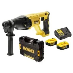 Perforateur SDS+ 18V Dewalt DCH133NT + 2 Batteries 5 Ah + Chargeur En Coffret T-Stak