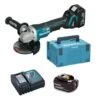 Meuleuse 18V Makita DGA508RTJ + 2 Batteries 5 Ah + Chargeur + Coffret Makpac 3 -Promos Outil Boutique AFD 110018