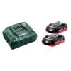 Pack 18V Metabo 2 Batteries LiHD 4 Ah + Chargeur ASC 55 - 685174000 2 Pack 18V Metabo 2 Batteries LiHD 4 Ah + Chargeur ASC 55 - 685174000 -Promos Outil Boutique AFD 110525