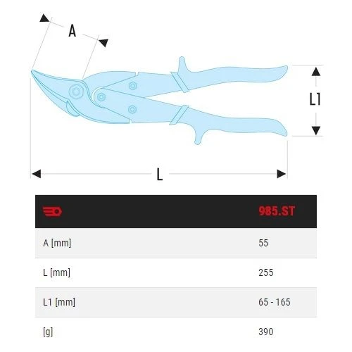 Cisailles Type Aviation Facom - 985.ST 4 Cisailles Type Aviation Facom - 985.ST – Image 2