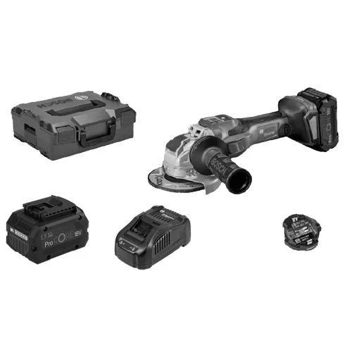 Meuleuse Biturbo 18 V Avec X-Lock Bosch GWX 18V-15 SC + 2 Batteries 5,5 Ah + Chargeur + L-Boxx - 06019H6502 3 Meuleuse Biturbo 18 V Avec X-Lock Bosch GWX 18V-15 SC + 2 Batteries 5,5 Ah + Chargeur + L-Boxx - 06019H6502