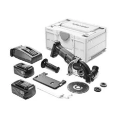 Système De Tronçonnage Sans Fil Festool DSC-AGC 18-125 FH 5.2 EBI-Plus 18 V + 2 X 5.2 Ah + SYSTAINER