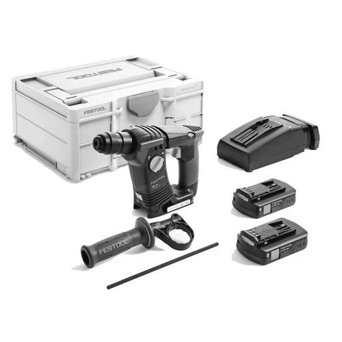 Perforateur SDS+ Sans-fil Festool BHC 18 C 3,1 I-Plus 18 V + 2 Batteries 3,1 Ah + Systainer 3 3 Perforateur SDS+ Sans-fil Festool BHC 18 C 3,1 I-Plus 18 V + 2 Batteries 3,1 Ah + Systainer 3