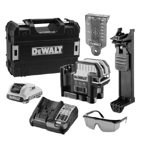 Niveau Laser Croix + 5 Points XR Dewalt DCE0825D1G 10,8 V + Batterie 2.0 Ah + Chargeur + TSTAK 6 Niveau Laser Croix + 5 Points XR Dewalt DCE0825D1G 10,8 V + Batterie 2.0 Ah + Chargeur + TSTAK – Image 4