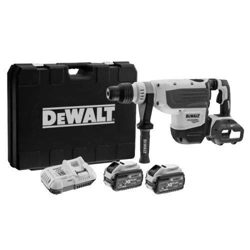 Perforateur SDS-max Sans-fil Dewalt DCH733X2 54V + 2 Batteries 9 Ah + Chargeur + Coffret 3 Perforateur SDS-max Sans-fil Dewalt DCH733X2 54V + 2 Batteries 9 Ah + Chargeur + Coffret