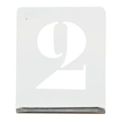 Chiffre à Pocher Wilmart écriture Capitale En Métal