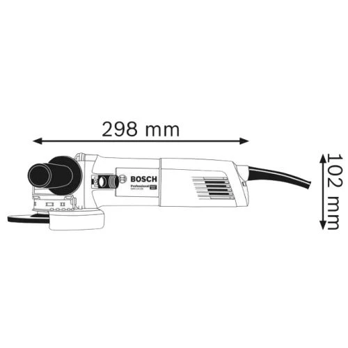 Meuleuse Angulaire Bosch GWX 14-125 1400 W + Disque Diamant + Coffret 5 Meuleuse Angulaire Bosch GWX 14-125 1400 W + Disque Diamant + Coffret – Image 3