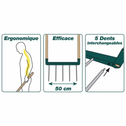 Griffe Leborgne BIOGRIF NaturRovert 50 Cm - 320301 6 Griffe Leborgne BIOGRIF NaturRovert 50 Cm - 320301 – Image 4