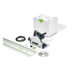 Scie Plongeante 1200W Festool TS 55 FEBQ-Plus-FS + Rail De Guidage + Coffret Systainer SYS3 - 577010