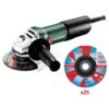 Meuleuse D'angle 850W Metabo W 850-125 En Boite Carton + 25 Disques - SHRP6 1 Meuleuse D'angle 850W Metabo W 850-125 En Boite Carton + 25 Disques - SHRP6 -Promos Outil Boutique AFD 131546