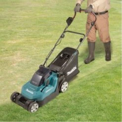 Tondeuse 36 V (2x18V) Makita DLM382CM2 + 2 Batteries 4 Ah + Chargeur Double -Promos Outil Boutique AFD 131548