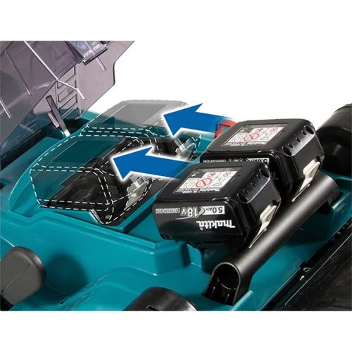Tondeuse 36 V Makita DLM432CT2 43 Cm Avec 2 Batteries 5 Ah + Chargeur 6 Tondeuse 36 V Makita DLM432CT2 43 Cm Avec 2 Batteries 5 Ah + Chargeur – Image 4
