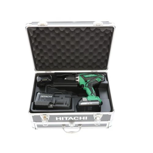 Perceuse-visseuse 18V Hikoki KC18DJLFZ + 2 Batteries 2.5 Ah + Chargeur + 100 Accessoires 4 Perceuse-visseuse 18V Hikoki KC18DJLFZ + 2 Batteries 2.5 Ah + Chargeur + 100 Accessoires – Image 2