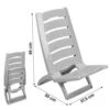 Chaise De Plage Pliable En Plastique -Promos Outil Boutique AFD 134521