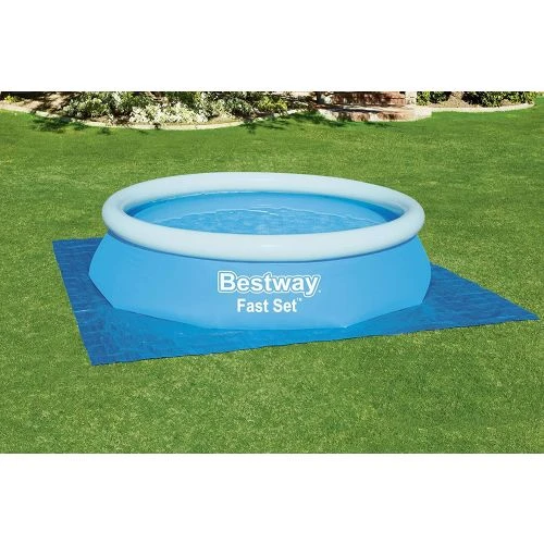 Tapis De Sol Carré Bestway Bleu Pour Piscine - 58001 5 Tapis De Sol Carré Bestway Bleu Pour Piscine - 58001 – Image 3