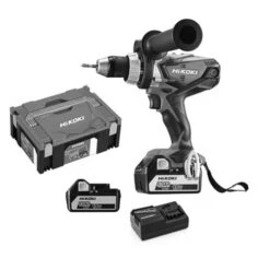 Perceuse-visseuse 18V Hikoki DS18DSDLWPZ + 2 Batteries 5 Ah + Chargeur + Coffret Hit Case