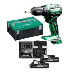 Perceuse 18V Hikoki DS18DDWQZ + 2 Batteries 3 Ah + Chargeur + Coffret HitCase