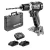 Perceuse-visseuse 18V Metabo BS 18 L BL + 2 Batteries 3,5 Ah + Chargeur + Coffret - 602326820 2 Perceuse-visseuse 18V Metabo BS 18 L BL + 2 Batteries 3,5 Ah + Chargeur + Coffret - 602326820 -Promos Outil Boutique AFD 137846