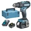 Perceuse-visseuse à Percussion 18V Makita DHP485RTJ + 2 Batteries 5 Ah + Chargeur 2 Perceuse-visseuse à Percussion 18V Makita DHP485RTJ + 2 Batteries 5 Ah + Chargeur -Promos Outil Boutique AFD 138084