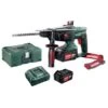 Perforateur SDS+ 18V Metabo KHA 18 LTX + 2 Batteries 4 Ah + Chargeur + MetaBOX - 600210500 1 Perforateur SDS+ 18V Metabo KHA 18 LTX + 2 Batteries 4 Ah + Chargeur + MetaBOX - 600210500 -Promos Outil Boutique AFD 138707