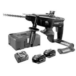 Perforateur SDS+ Sans-fil Metabo KHA 18 LTX 18 V + 2 Batteries 5,5 Ah + Chargeur + MetaLoc