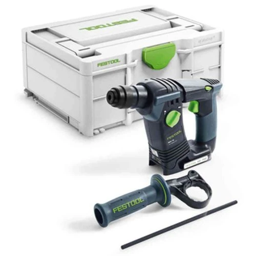 Perforateur SDS-Plus 18V Festool BHC 18-Basic (sans Batterie Ni Chargeur) En Coffret Systainer SYS3 - 576511 3 Perforateur SDS-Plus 18V Festool BHC 18-Basic (sans Batterie Ni Chargeur) En Coffret Systainer SYS3 - 576511