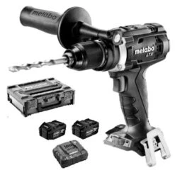 Perceuse Visseuse Sans-fil Metabo BS 18 LTX Impuls 18 V + 2 Batteries 4.0 Ah + Chargeur + METABOX