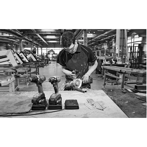 Perceuse à Percussion 18V Bosch GSB 18 V-EC + 2 Batteries 4 Ah + Chargeur + Coffret L-BOXX - 06019D6107 4 Perceuse à Percussion 18V Bosch GSB 18 V-EC + 2 Batteries 4 Ah + Chargeur + Coffret L-BOXX - 06019D6107 – Image 2