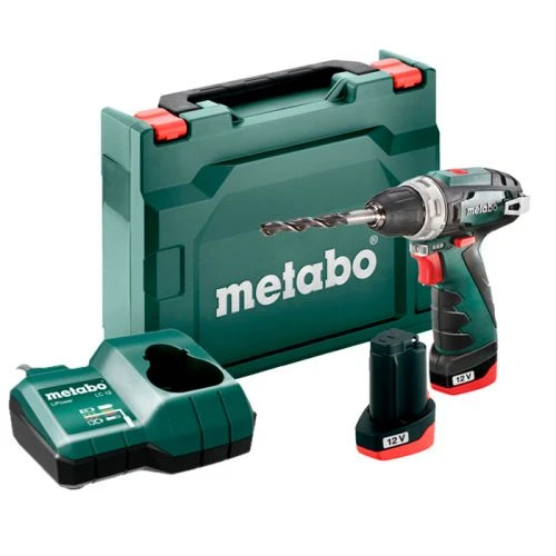 Visseuse 12V Metabo Powermaxx BS Basic + 2 Batteries 2 Ah + Chargeur En Coffret - METABO - 600984500 6 Visseuse 12V Metabo Powermaxx BS Basic + 2 Batteries 2 Ah + Chargeur En Coffret - METABO - 600984500 – Image 4