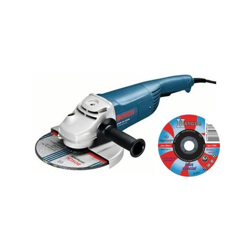 Pack 100 Disques Inox 230x1.9 + Meuleuse 2200W GWS 22-230H Offerte 3 Pack 100 Disques Inox 230x1.9 + Meuleuse 2200W GWS 22-230H Offerte