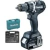 Perceuse-visseuse 18 V Makita Black (machine Complète) 2 Batteries 3 Ah + Coffret Accessoires - DDF482FX1B 1 Perceuse-visseuse 18 V Makita Black (machine Complète) 2 Batteries 3 Ah + Coffret Accessoires - DDF482FX1B -Promos Outil Boutique AFD 152796