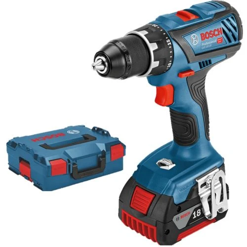 Perceuse-visseuse 18V Bosch GSR18V-28 + 2 Batteries 4 Ah + Chargeur En Coffret L-BOXX - 06019H410A 6 Perceuse-visseuse 18V Bosch GSR18V-28 + 2 Batteries 4 Ah + Chargeur En Coffret L-BOXX - 06019H410A – Image 4