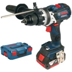 Perceuse-visseuse 18V Bosch GSR 18V-110 C Professional + 2 Batteries 5 Ah + Chargeur + Coffret L-BOXX