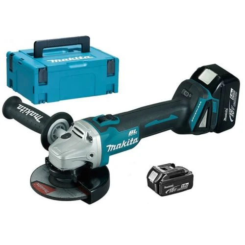 Meuleuse 18 V Makita DGA504RTJ 125 Mm + 2 Batteries 5 Ah + Chargeur + Coffret MAKPAC 3 Meuleuse 18 V Makita DGA504RTJ 125 Mm + 2 Batteries 5 Ah + Chargeur + Coffret MAKPAC