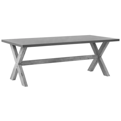 Table De Jardin WOODY Ciment / Acacia - SETWOODY 3 Table De Jardin WOODY Ciment / Acacia - SETWOODY