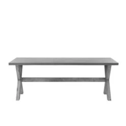 Table De Jardin WOODY Ciment / Acacia - SETWOODY 13 Table De Jardin WOODY Ciment / Acacia - SETWOODY -Promos Outil Boutique AFD 154885