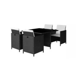 Ensemble Repas 5 Pièces CUBE DINNING Acier Noir - TE-DINING13 7 Ensemble Repas 5 Pièces CUBE DINNING Acier Noir - TE-DINING13 -Promos Outil Boutique AFD 154908