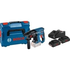 Perforateur SDS+ 18V Bosch GBH 18V-21 + 2 Batteries Procore 4Ah + Chargeur En Coffret L-BOXX - 061191110