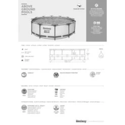 Piscine Hors Sol Ronde STEELPRO MAX Bestway 366 X 76 Cm - 56416 10 Piscine Hors Sol Ronde STEELPRO MAX Bestway 366 X 76 Cm - 56416 -Promos Outil Boutique AFD 157963