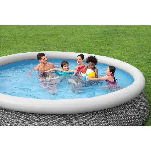 Piscine Hors Sol FAST SET Ronde Effet Rotin 366X76 Cm Bestway - 57445 8 Piscine Hors Sol FAST SET Ronde Effet Rotin 366X76 Cm Bestway - 57445 – Image 6