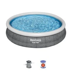 Piscine Hors Sol FAST SET Ronde Effet Rotin 366X76 Cm Bestway - 57445 11 Piscine Hors Sol FAST SET Ronde Effet Rotin 366X76 Cm Bestway - 57445 -Promos Outil Boutique AFD 157976