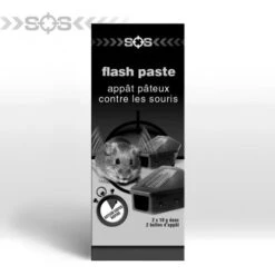 Sos Flash Paste Appat Pateux + 2 Boites Appat Souris BSI 68309