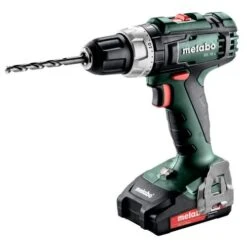 Perceuse-visseuse 18V Metabo BS 18 L + 2 Batteries 2Ah + Chargeur + Coffret MetaBOX – 602321500