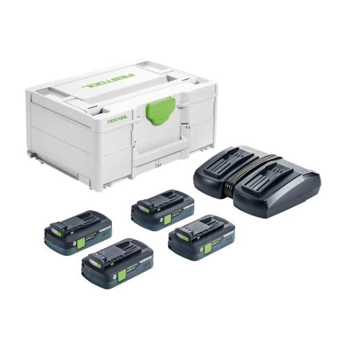 Set énergie 18V Festool SYS 4 X 4 / TCL 6 DUO + Coffret SYSTAINER 3 - 577104 3 Set énergie 18V Festool SYS 4 X 4 / TCL 6 DUO + Coffret SYSTAINER 3 - 577104