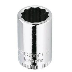 Douilles 1/4" Parois Fines 12 Pans En Pouces Facom RB